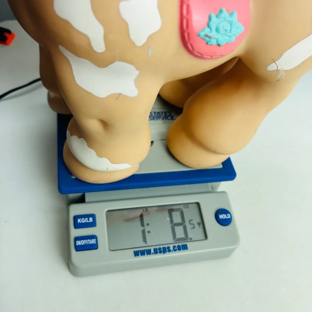 Vtg Cabbage Patch Kids CPK Crimp n Curl Pony Horse 1992 Tan White Pink Saddle